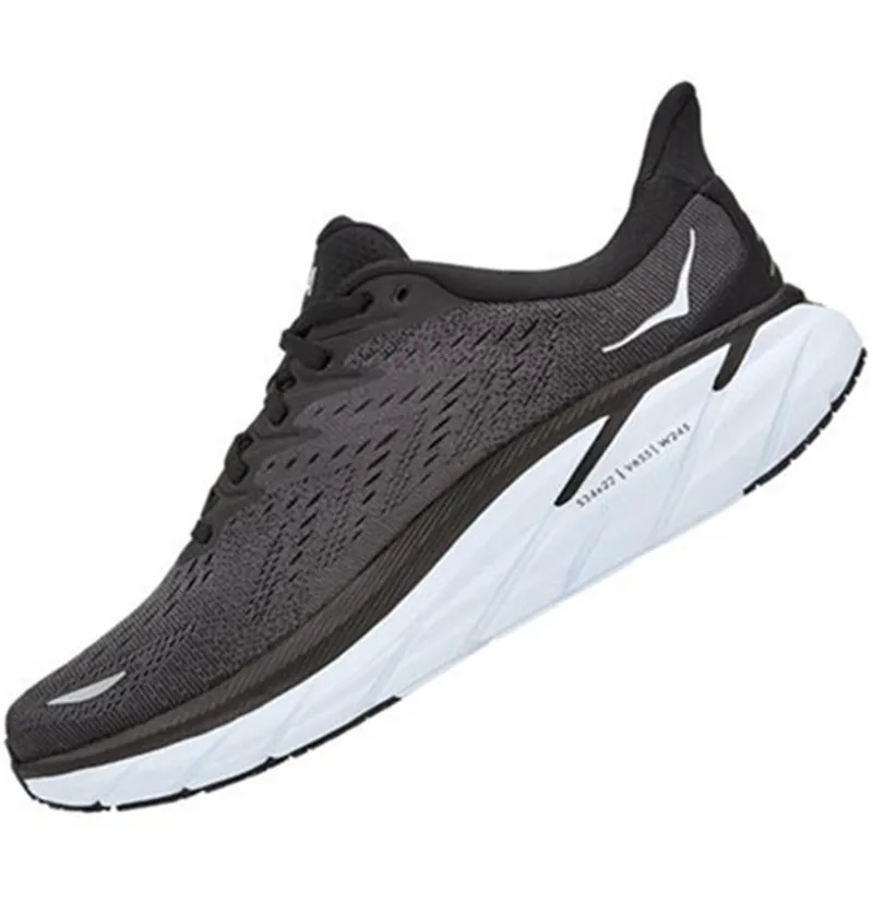Hoka One One Men's Clifton 8 Black/White-4